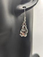 Panda earrings, panda jewellery, panda bear lovers, gifts for bear lovers, zoo keeper gifts, gifts for animal lovers, cute bears,