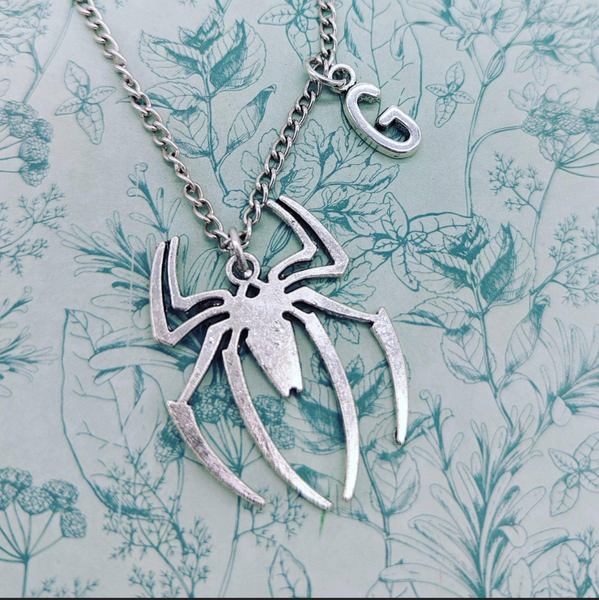 Tarantula personalised necklace