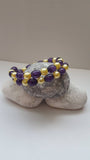 Mum gifts, purple glittery bracelet, yellow wrap bracelet, purple bangle, pearl bracelet, yellow pearl bangle, cute bracelet, cute jewelry,