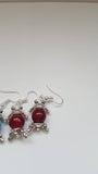 Frog earrings, frog bead earrings, stocking filler, frog jewelry, animal earrings, animal jewelry, animal lover gifts, toad earrings