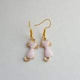 Cat earrings, cat jewelry, animal earrings, animal jewelry, animal lover gift, mum jewelry, mum earrings, gifts for her, sister gifts,