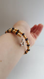 Star bracelet, star jewelry, brown bracelet, brown jewelry, gifts for her, mum bracelet, mum jewelry, mothers day gifts, girlfriend gifts