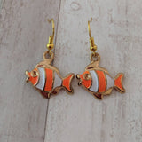 Fish earrings, beach earrings, fish jewellery, sea life earrings, animal earrings, nautical earrings, pet earrings, pet lover gift