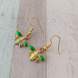 Bee earrings, bee jewelry, bumble bee earrings, bee keeper gifts, bumble bee jewelry, honey bee earrings, save the bees, gifts for her