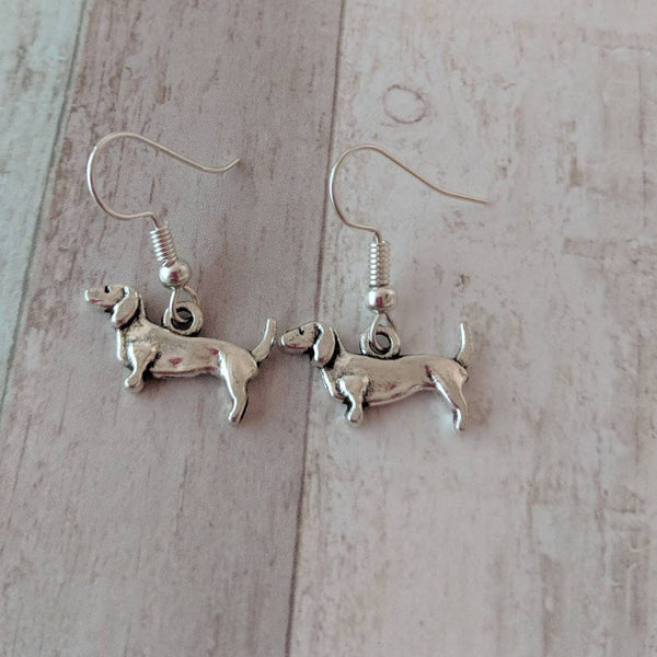Dachshund earrings, dachshund jewelry, dog earrings, dog jewelry, gifts for her, animal earrings, animal jewelry, anniversary gifts