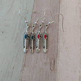Feather earrings, native earrings, tribal earrings, gifts for her, bird earrings, bird jewellery, dangly earrings, boho earrings,