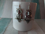 Owl earrings, owl jewellery, animal earrings, animal jewellery, bird earrings, bird jewellery, gifts for her, bird lover gifts, mum earrings