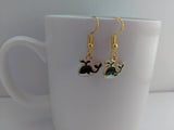 Whale earrings, whale jewelry, gifts for whale lovers, whale accessories, fish earrings, ocean style jewelry, ocean inspired gifts,