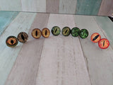 Dinosaur stud earrings, dinosaur eyes, dinosaur lover gifts, novelty earrings, gifts for dinosaur lovers, dinosaur accessories, science gift