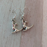 Cat earrings, cat jewelry, charm earrings, animal earrings, animal jewelry, pet earrings, pet jewelry, cute earrings, cute jewelry,