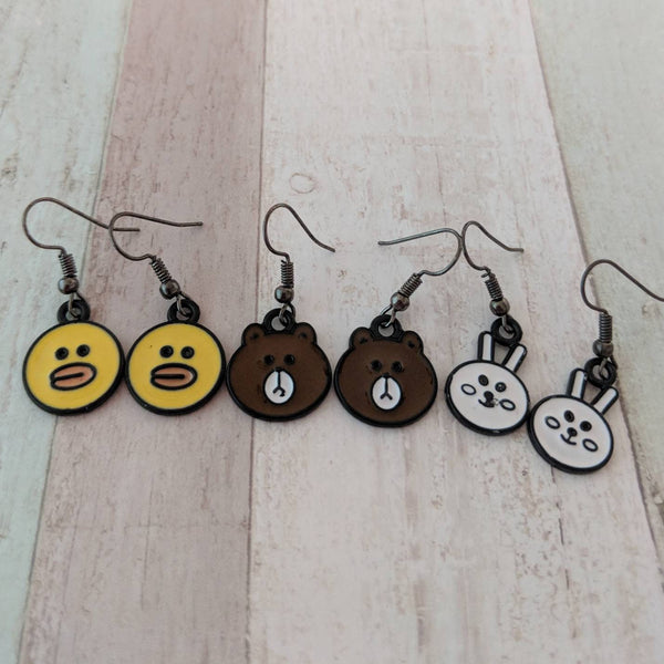 Rabbit earrings, novelty earrings, novelty jewelry, animal earrings, animal jewelry, easter earrings, easter jewelry, gifts for her,