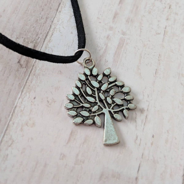 Tree necklace, pendant necklace, tree of life necklace, gardener gift, gardener necklace, gift for her, woodland necklace,