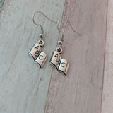 Book earrings, teacher gifts, book gifts, book lover gift, book jewelry, Librarian earrings, Librarian gift, bookworm gifts, teacher earring