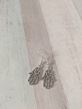 Hamsa earrings, amulet earrings, amulet jewellery, good luck earrings, hand of Fatima jewelry, spiritual earrings, spiritual jewellery,