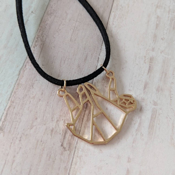 Sloth necklace, sloth jewellery, animal necklace, animal jewellery, gifts for her, sister gifts, animal gift, sloth lover gifts,