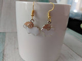 Sheep earrings, sheep jewellery, animal earrings, animal jewellery, gifts for her, farmer gifts, farm animal earrings, sheep gifts,