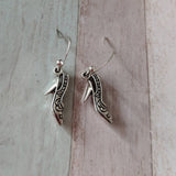 Shoe earrings, girl earrings, girl jewelry, gifts for her, high heel earrings, novelty earrings, novelty jewelry, kawaii earrings,