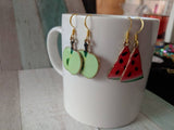 Fruit earrings, food earrings, food jewellery, fruit Jewellery, rockabilly earrings, retro earrings, kitsch earrings, summer earrings