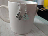 Shamrock earrings, clover earrings, gifts for her, st Patricks day, novelty earrings, luck earrings, good luck gift, shamrock jewelry