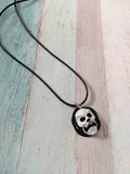 Skull necklace, skull jewelry, day of the dead, skull jewellery, gifts for her, gifts for him, gothic necklace, pendant necklace, goth gifts