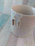 Beautiful earrings, word earrings, mum earrings, sister earrings, girlfriend gifts, sister gifts, girl earrings, bff gifts, mom gifts,