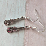 Violin earrings, music earrings, music jewellery, teacher gifts, teacher earrings, gifts for her, instrument earrings, violin gifts,