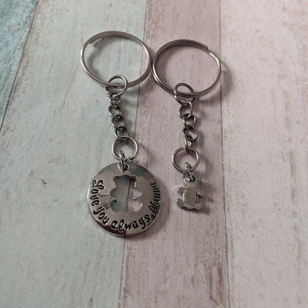 Nanna keyring, nan jewellery, gifts for her, nanna, gifts for nan, personalised gifts, grandchildren gifts, birthday gifts, Christmas gifts