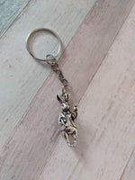 Rabbit keyring, rabbit gifts, bunny keyring, bag charm, bunny gift, rabbit lover gifts, animal lover gifts, gifts for her, animal keychain