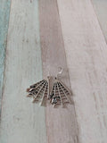 Spider web earrings, statement earrings, Halloween earrings, spider jewellery, gothic earrings, gothic jewellery, emo earrings, insect gifts