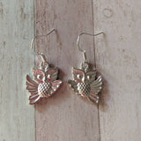 Owl earrings, owl jewellery, gifts for her, animal earrings, animal jewellery, bird earrings, bird watcher gifts, bird lover gifts,
