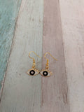 Evil Eye earrings, girl earrings, evil eye jewelry, Turkish jewelry, gifts for her, novelty earrings, boho earrings, good luck earrings