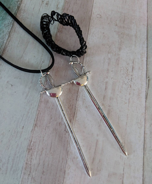 Sword necklace, knight necklace, historical gifts, gamer gift, nerd jewelry, geek gifts, fantasy jewelry, weapon jewelry, gifts for him