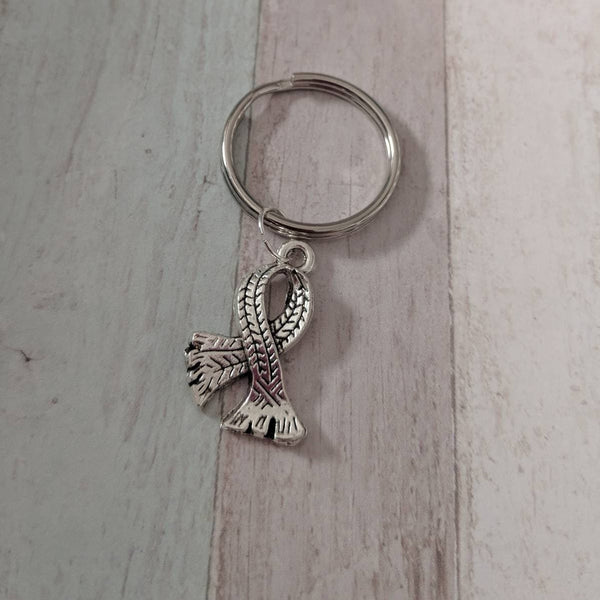 Scarf keychain, winter accessories, stocking fillers, stocking stuffers, gifts for her, personalised keyring, Christmas keyring, wizard gift