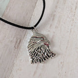 Eagle necklace, eagle jewelry, bird necklace, American eagle, gift for bird lovers, animal necklace, animal jewellery, bird watcher gifts