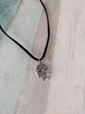 Sugar skull necklace, gothic necklace, gothic gifts, day of the dead, skull gifts, skull jewellery, skull lover, alternative gifts,