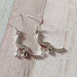 Dinosaur earrings, dinosaur jewellery, dinosaur gifts, gifts for her, dinosaur party, alternative gifts, Dino earrings, teen earrings,