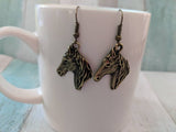 Horse earrings, horse jewellery, horse rider gifts, horse gifts, gifts for her, animal jewellery, animal earrings, sister gifts, bff gifts
