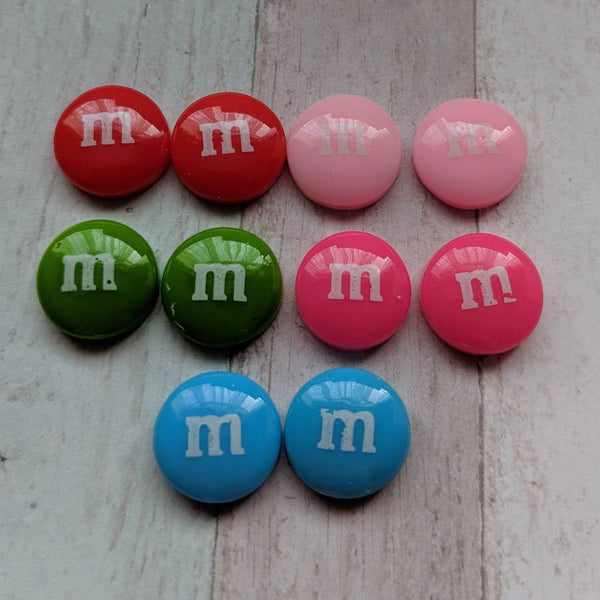 Chocolate earrings, stud earrings, kawaii jewelry, food lover gifts, stocking fillers, earlobe earrings, chocolate lover gifts, gift ideas,