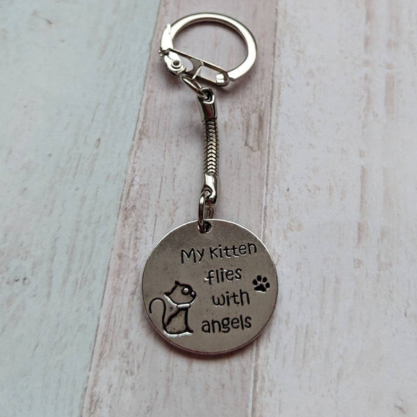 Pet loss keyring, pet loss gifts, remembrance gifts, pet lover gifts, pet memorial, mum gifts, nan gifts, gifts for her, cat lover gifts,