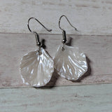 Seashell earrings, Clam earrings, beach earrings, gifts for her, sister gifts, summer jewellery, fun earrings, kawaii jewelry, bff gifts