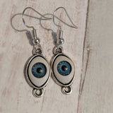 Eye earrings, evil eye gift, Wicca earrings, Wicca jewelry, pagan earrings, pagan jewelry, gifts for her, witch earrings, Halloween earrings