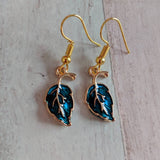 Maple leaf earrings, leaf earrings, charm earring, gifts for her, nature earrings, autumn earrings, autumn jewellery, sister gifts, mom gift