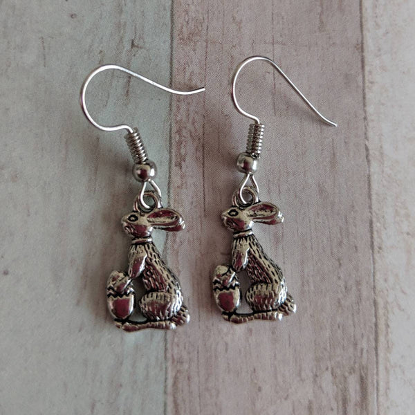 Rabbit earrings, Easter gifts, rabbit jewelry, Easter earrings, gifts for her, animal jewellery, sister gifts, animal earrings, bunny gifts