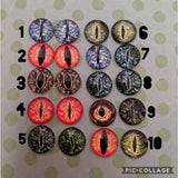 Dinosaur stud earrings, dinosaur eyes, dinosaur lover gifts, novelty earrings, gifts for dinosaur lovers, dinosaur accessories, science gift