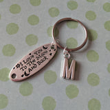 I love you to moon and back keyring, personalised keyring, initial keyring, girlfriend gifts, anniversary gifts, couples gift, sister gift