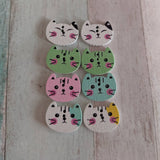 Cat earrings, cat jewelry, animal earrings, animal jewellery, stud earrings, cat lover gifts, gifts for her, kitten earrings, teen earrings