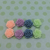 Rose earrings, bridesmaid earrings, bridesmaid jewelry, gifts for her, flower earrings, stud earrings, bridesmaid gifts, gardener gifts