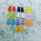 Bear earrings, bear jewelry, bear lover gifts, stud earrings, bff gifts, sister gifts, novelty earrings, fun earrings, cute earrings