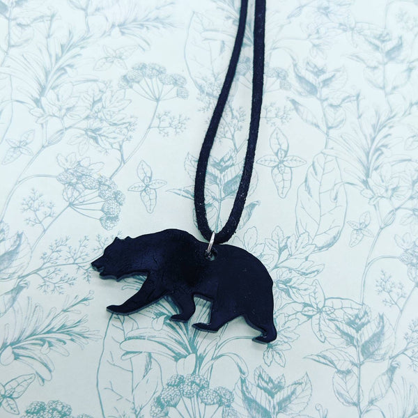 Bear necklace, bear jewelry, bear lover gifts, animal necklace, animal jewellery, sister gifts, mum gifts, bff gifts, bear pendant,