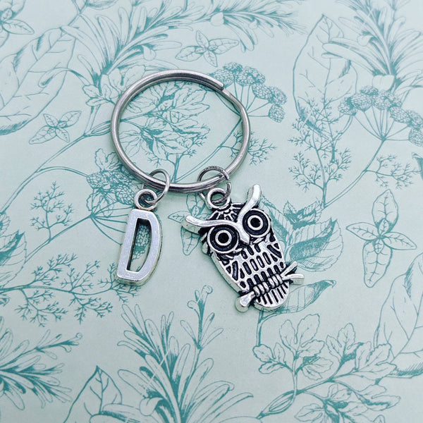 Owl keyring, owl lover gifts, owl keychain, bird lover gifts, bird keychain, bird watcher gifts, pet gifts, bff gifts, sister gifts,